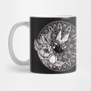 Bumble Bee Mandala Mug